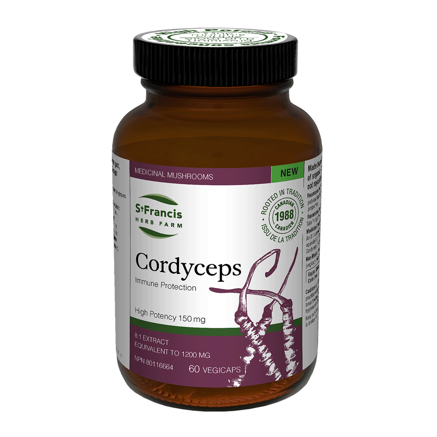 St Francis Immune Cordyceps 60 caps 150mg