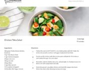 Chicken Tikka Salad Recipe