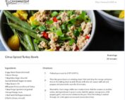 Citrus Spiced Turkey Bowls Recipe