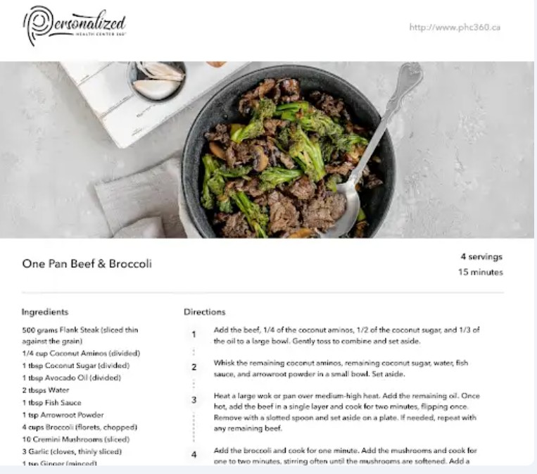 One Pan Beef & Broccoli Recipe