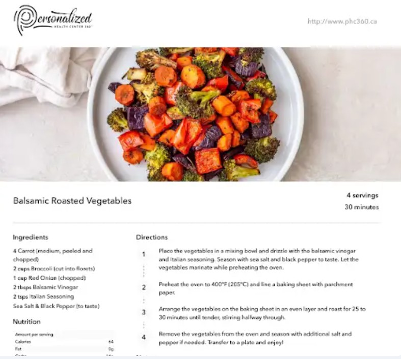 Balsamic Roasted Vegetables