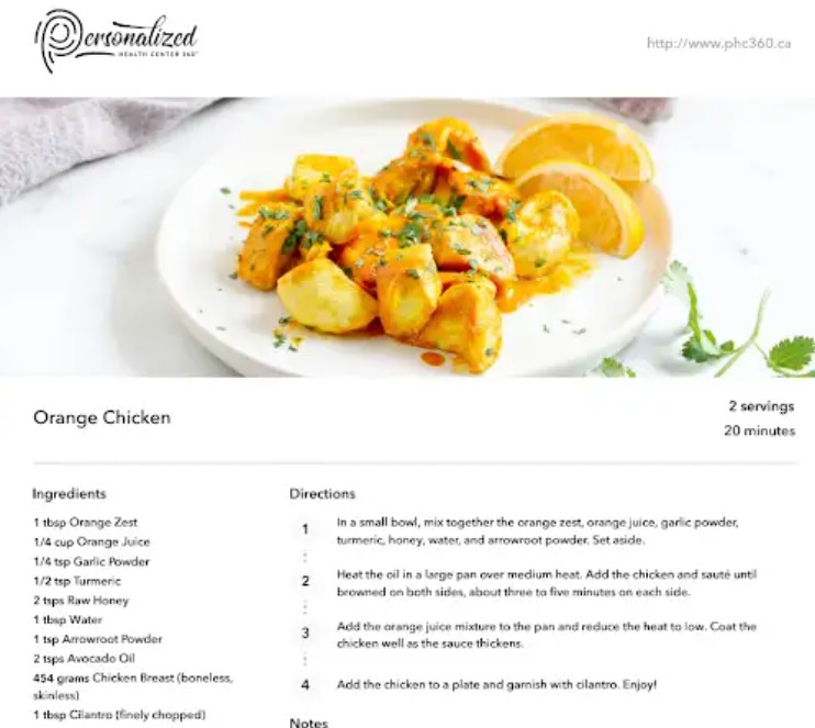 Orange Chicken Recipe