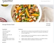 Orange chicken Salad Recipe
